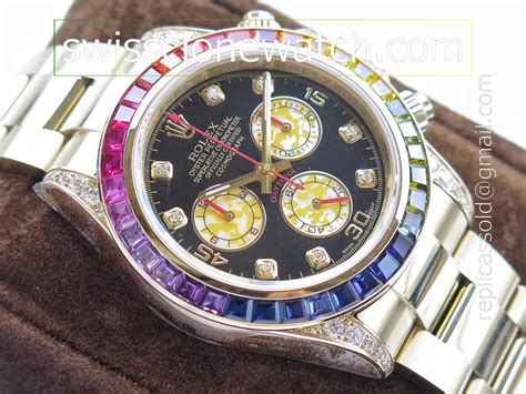 rolex cosmograph daytona rainbow replica|rolex daytona rainbow 2022.